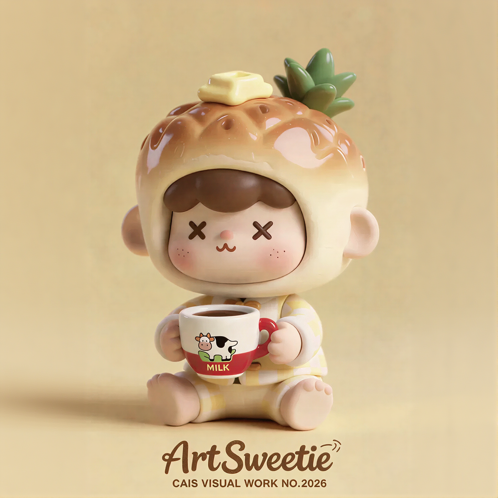 Pineapple Shape Cute Figure