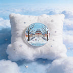 Winter Ancient Architecture Scenery Phone Grip Stand