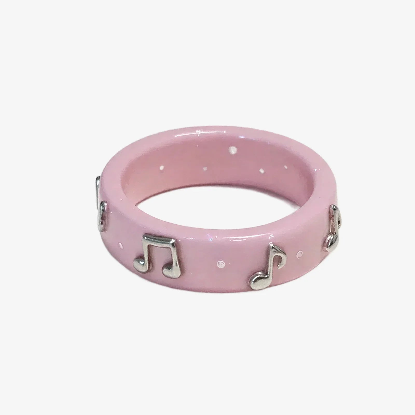 Pink Music Note Style Ring