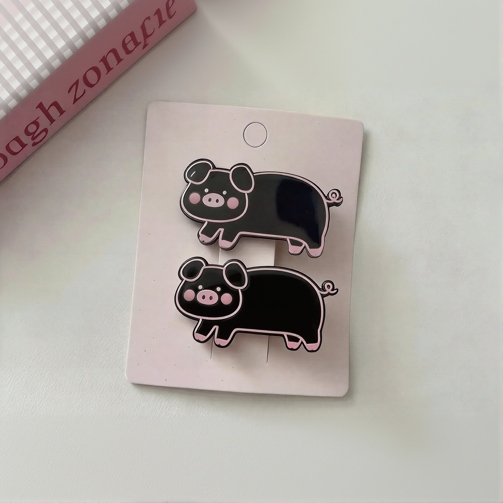 Cute Piggy Hair Clip