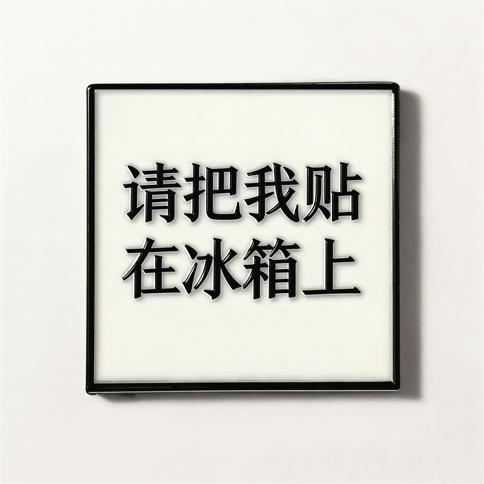Fun Text Fridge Magnet