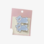 Cute Blue Bear Hair Clip