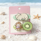 Cute Pet Fruit Hair Clip