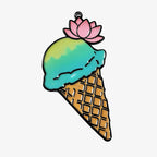 Ice Cream Lotus Fridge Magnet