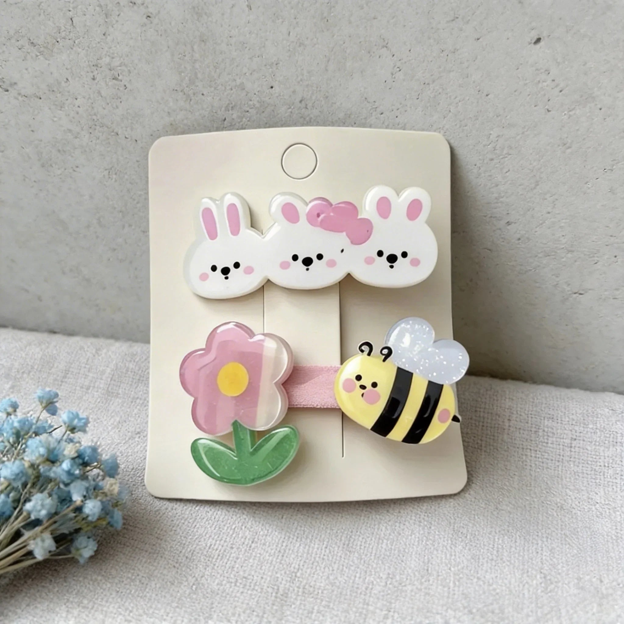 Cute Animal Flower Hair Clip
