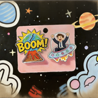 Cosmic Adventure Hair Clip