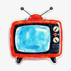 Vintage TV Phone Grip Stand