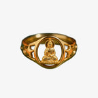 Buddha Statue Star Ring