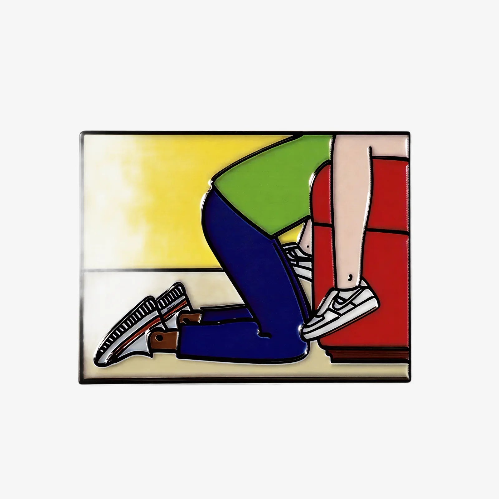 Intimate Interaction Scene Fridge Magnet
