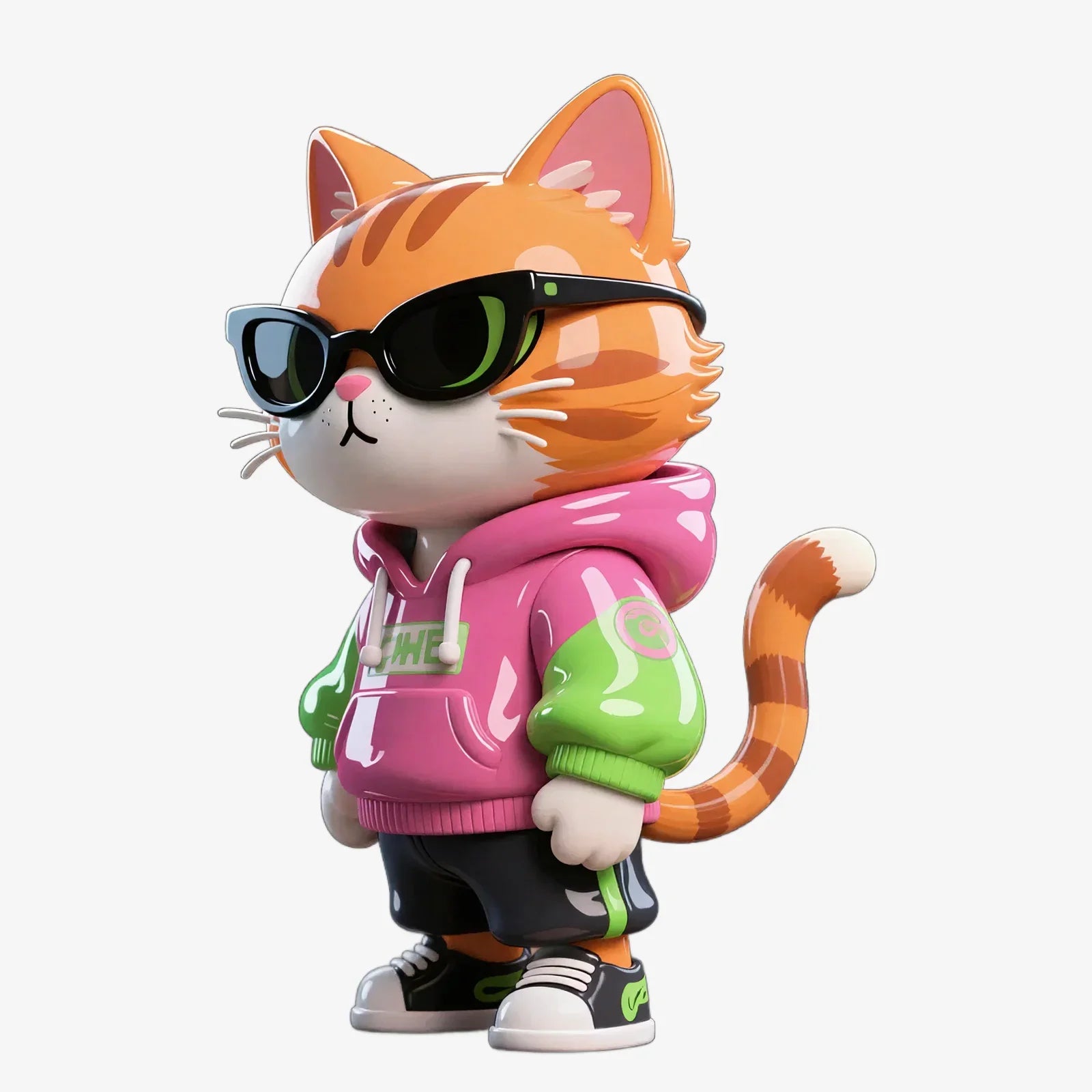 Trendy Cool Cat Figure