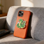 Cute Green Snake Shape Phone Grip Stand