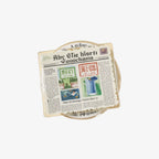 Vintage Newspaper Style Phone Grip Stand