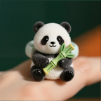 Panda Hugging Bamboo Ring