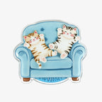 Cute Cat on Sofa Phone Grip Stand
