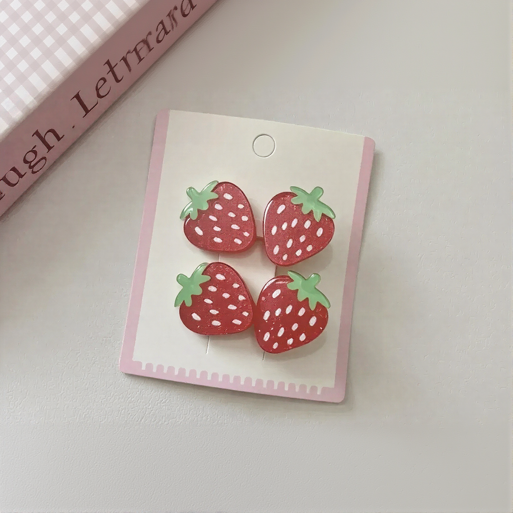 Cute Strawberry Hair Clip