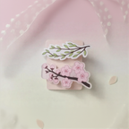 Spring Sakura Branch Hair Clip