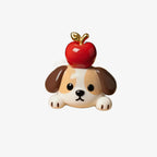 Cute Dog Red Fruit Ring