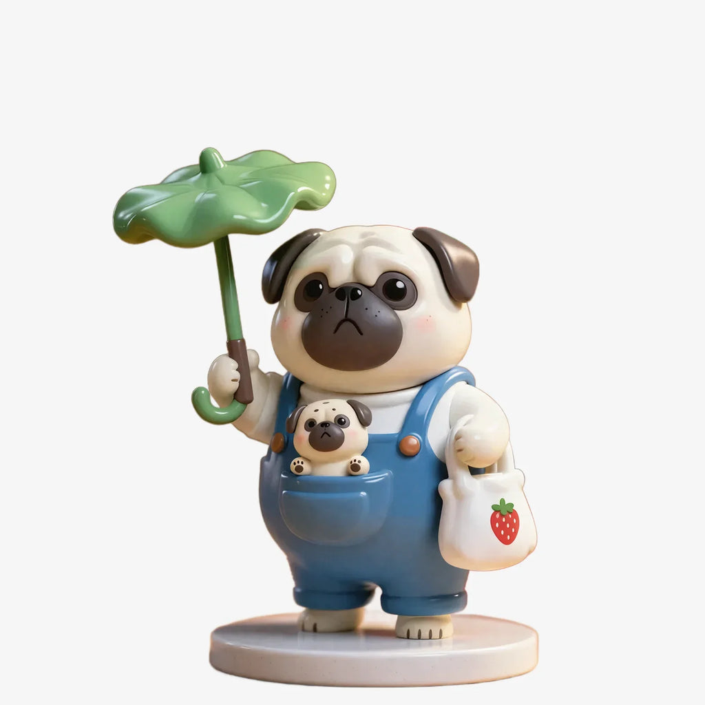 Cute Pet Umbrella Shape Figure