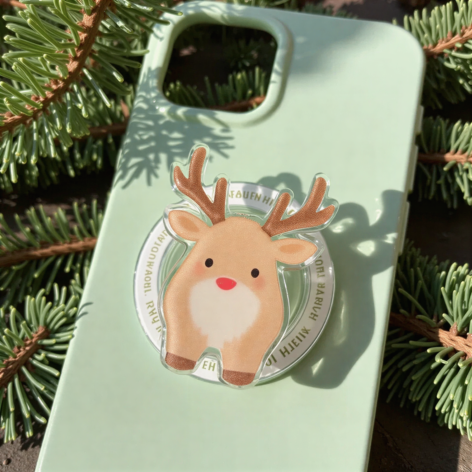 Cute Deer Shape Phone Grip Stand