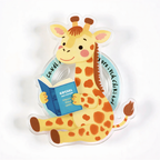 Giraffe Loves Reading Phone Grip Stand