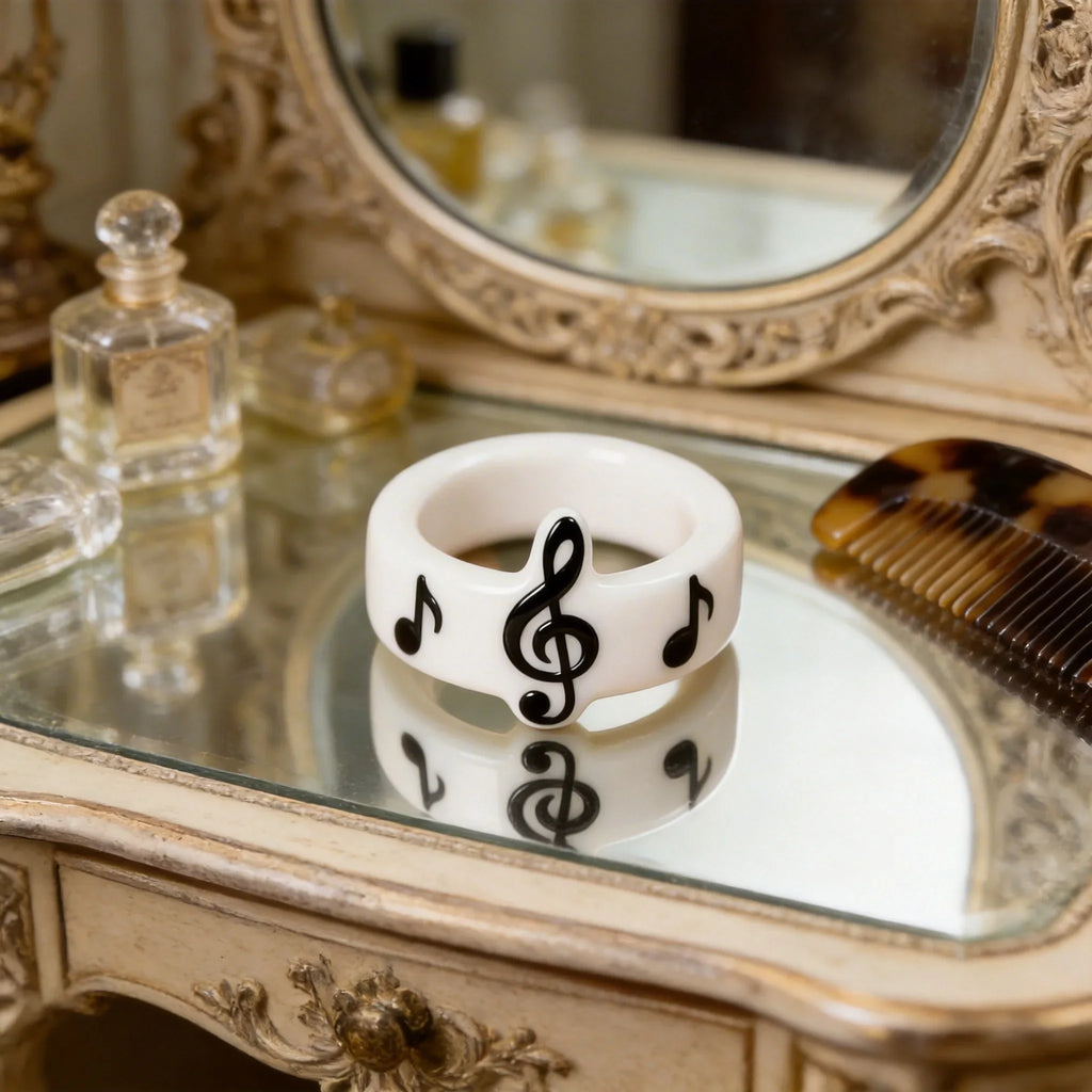 Music Note Style Ring