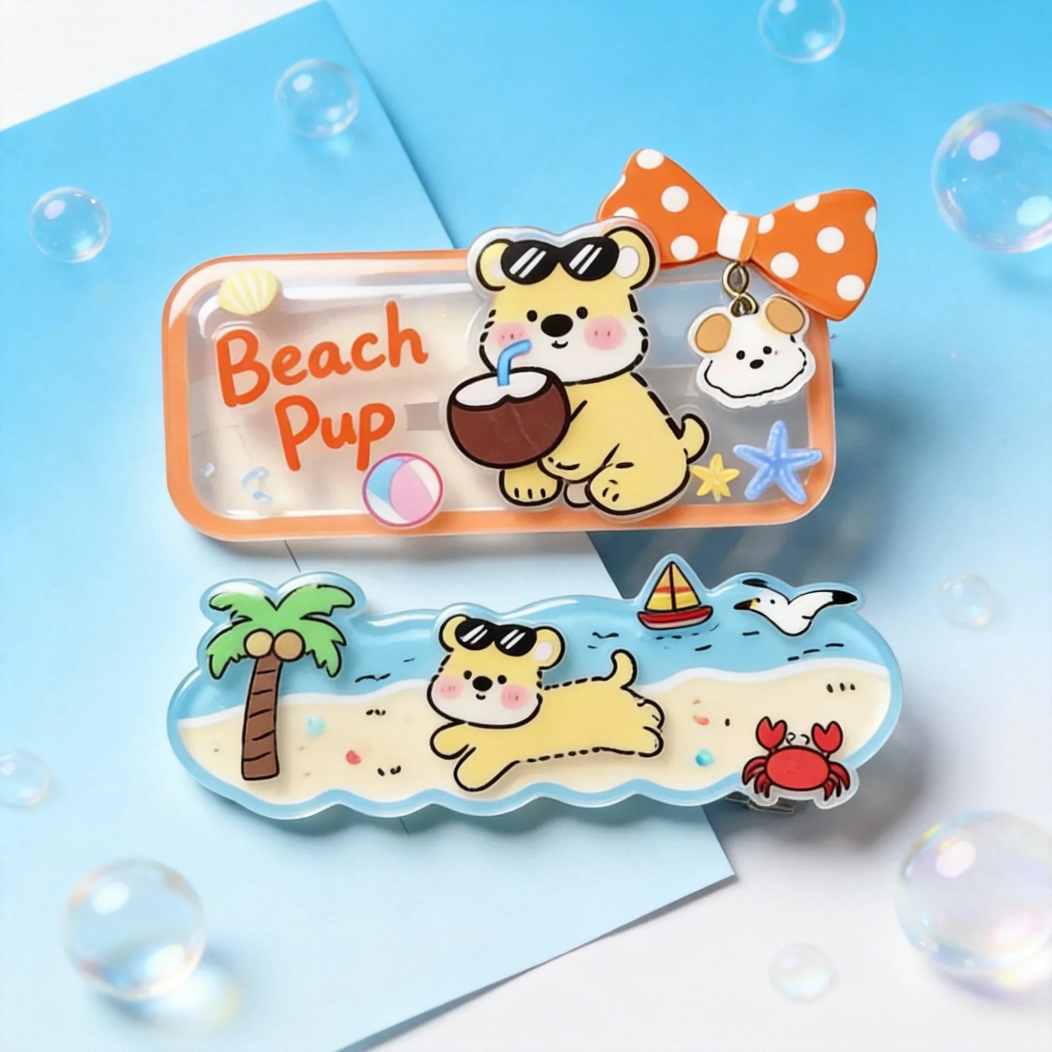 Beach Cute Pet Hair Clip