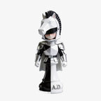 Black and White Knight Style Figure