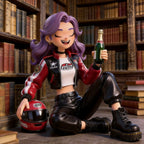 Racing Girl Figure