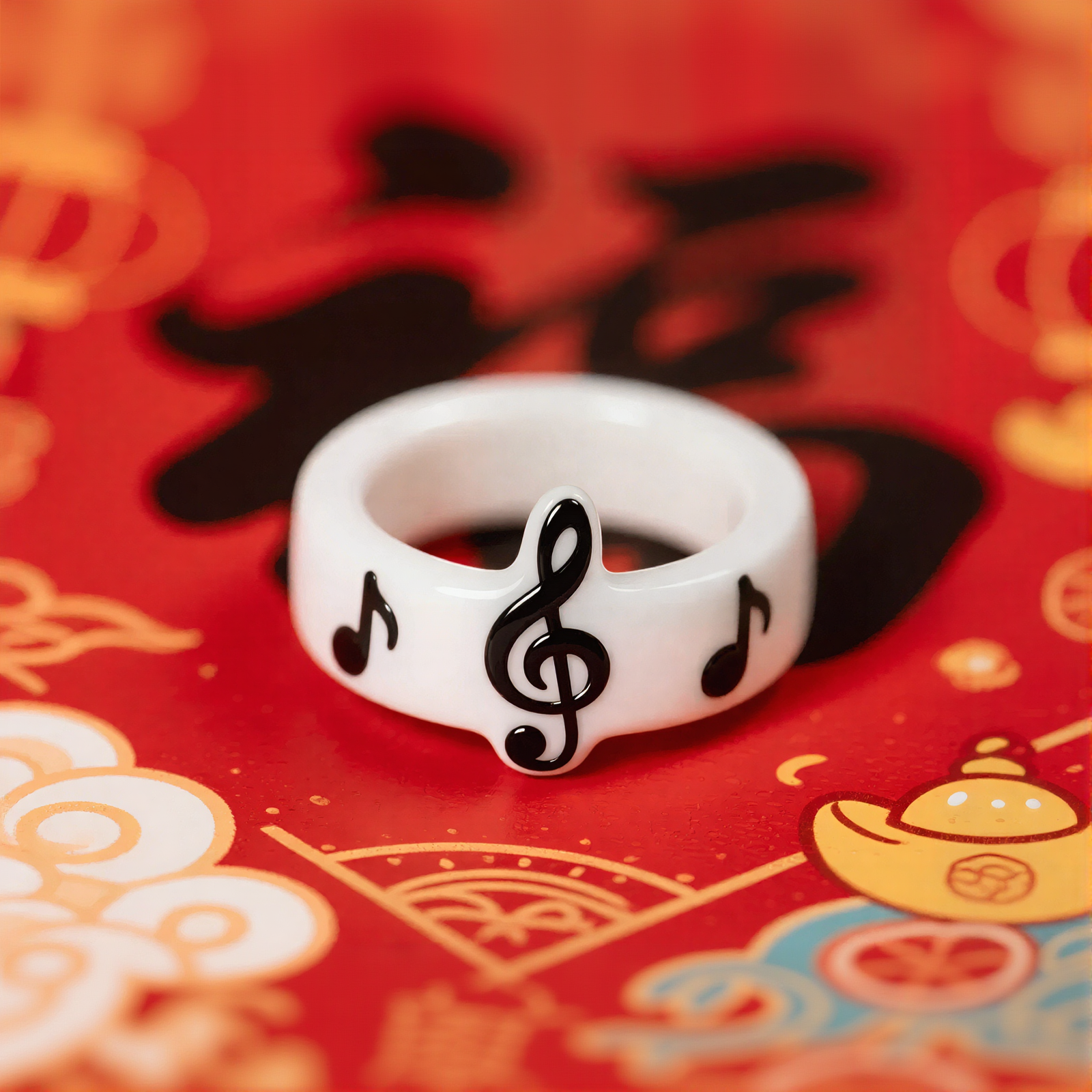 Music Note Style Ring