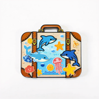 Ocean Fun Travel Fridge Magnet