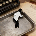 Dynamic Silhouette Fridge Magnet
