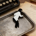 Dynamic Silhouette Fridge Magnet