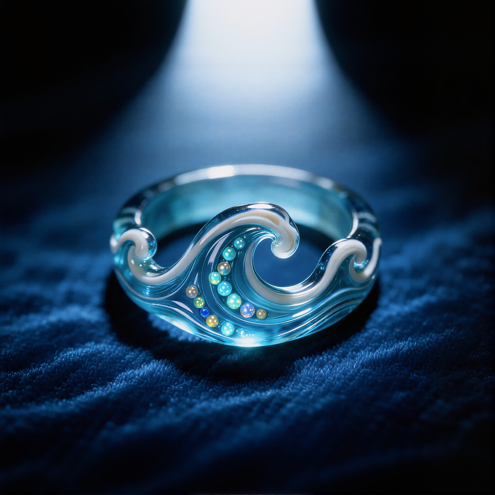 Wave Shaped Ring