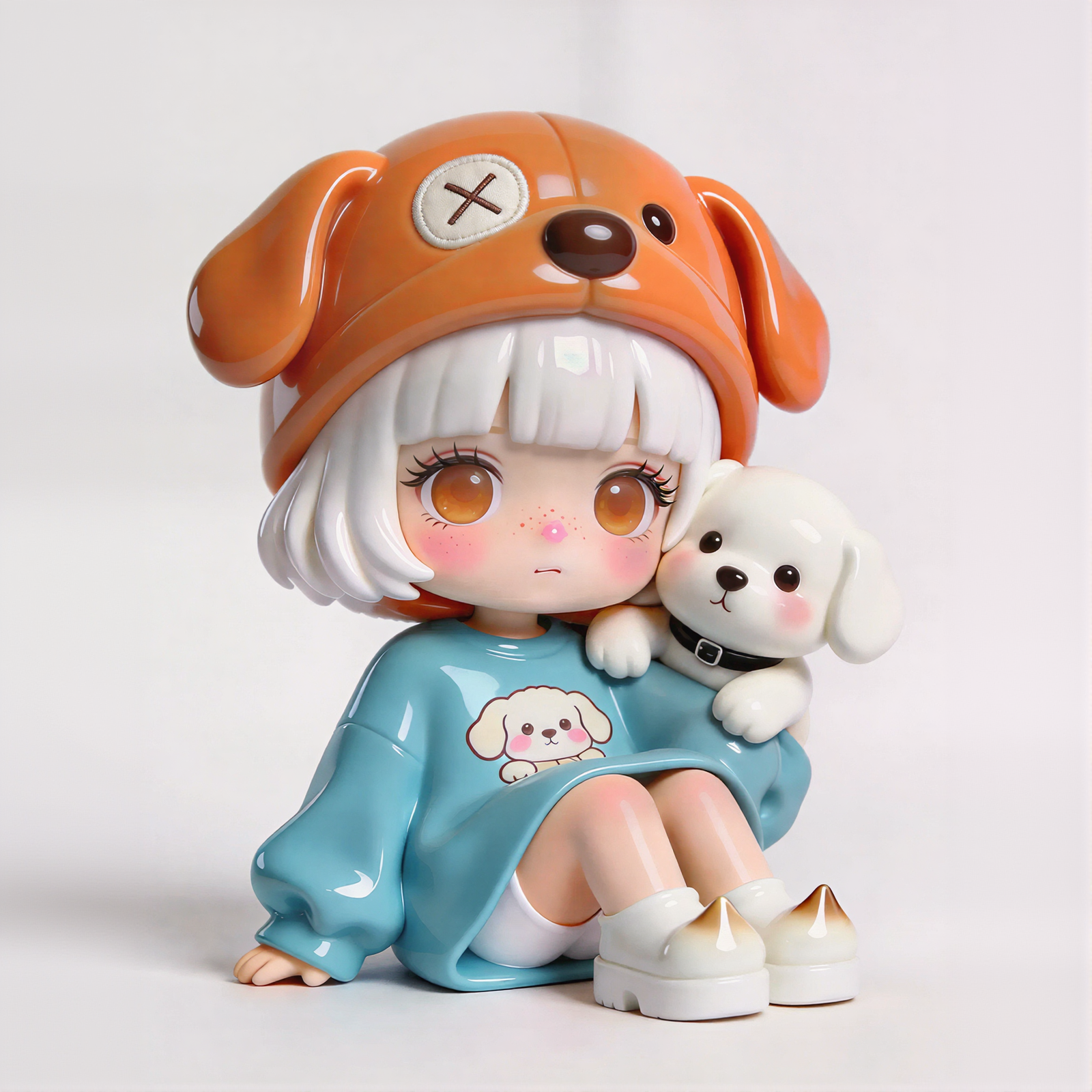 Cute Dog Girl Figure
