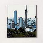 City Skyline Fridge Magnet