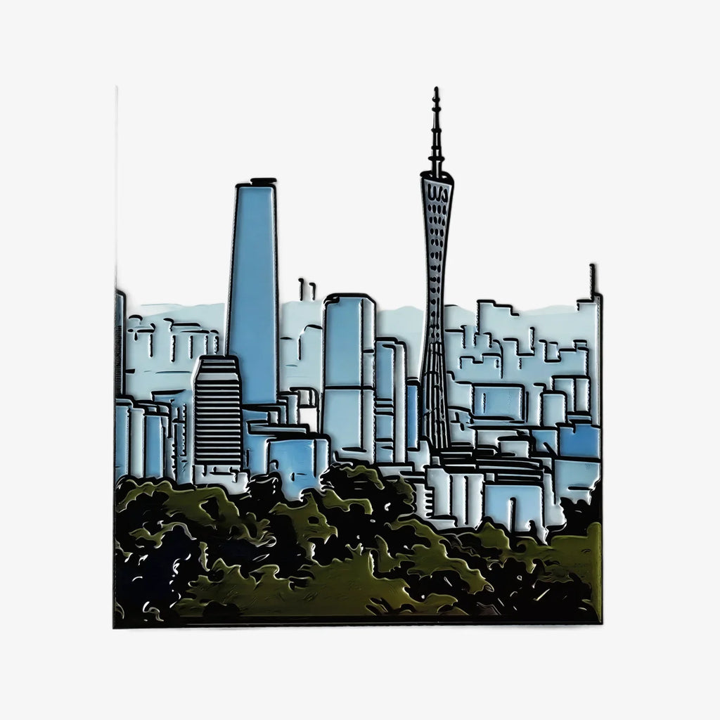 City Skyline Fridge Magnet