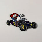 Clown Racer Fridge Magnet