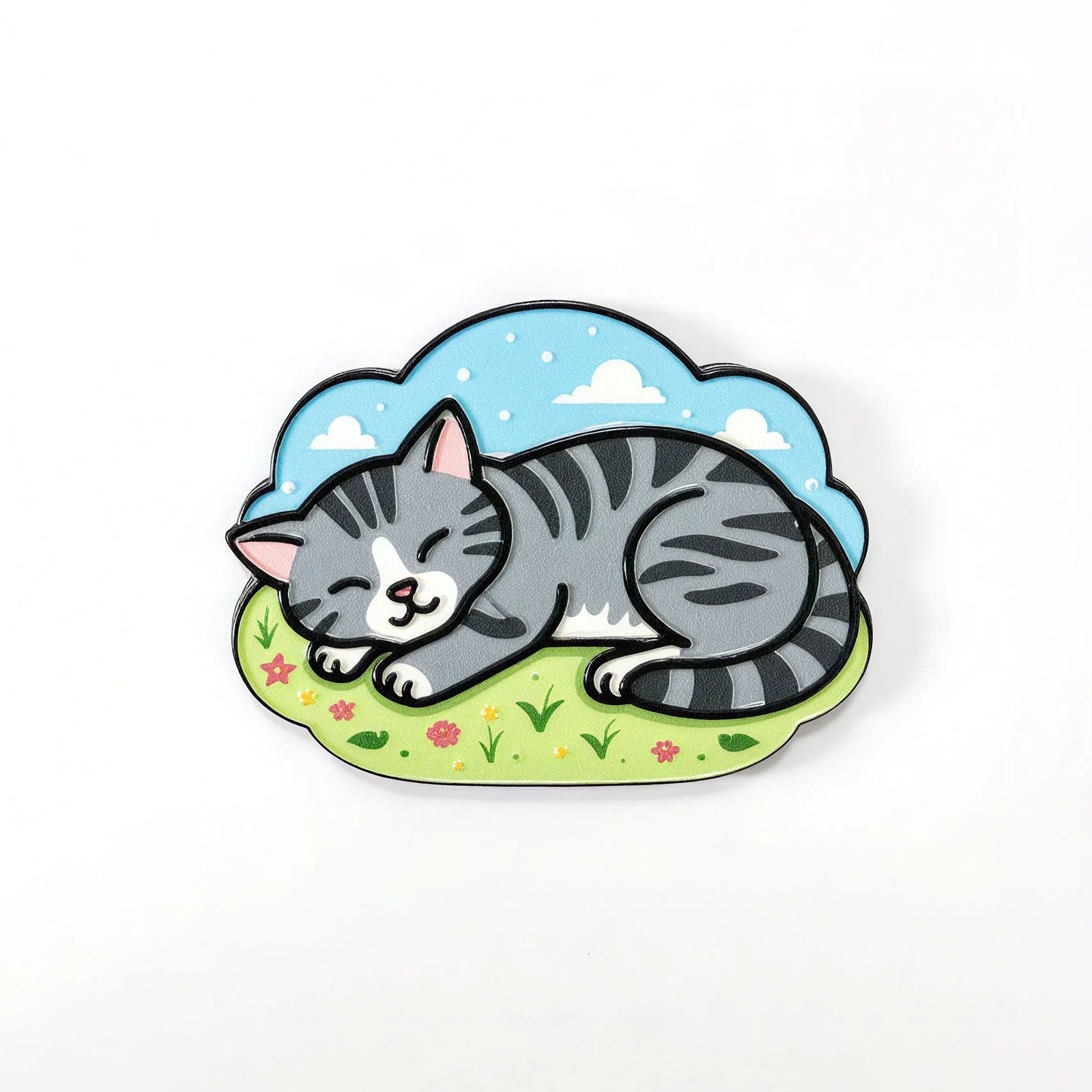 Lazy Cat Fridge Magnet