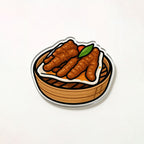 Soy Sauce Steamed Chicken Feet Fridge Magnet
