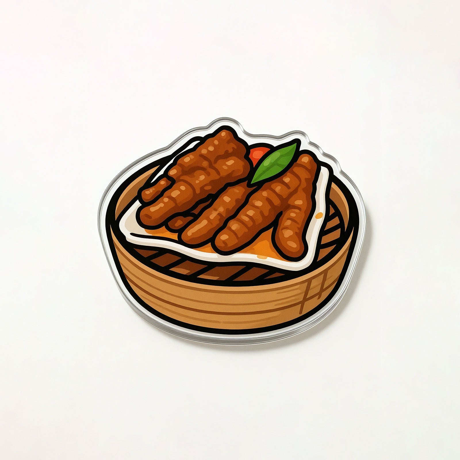 Soy Sauce Steamed Chicken Feet Fridge Magnet