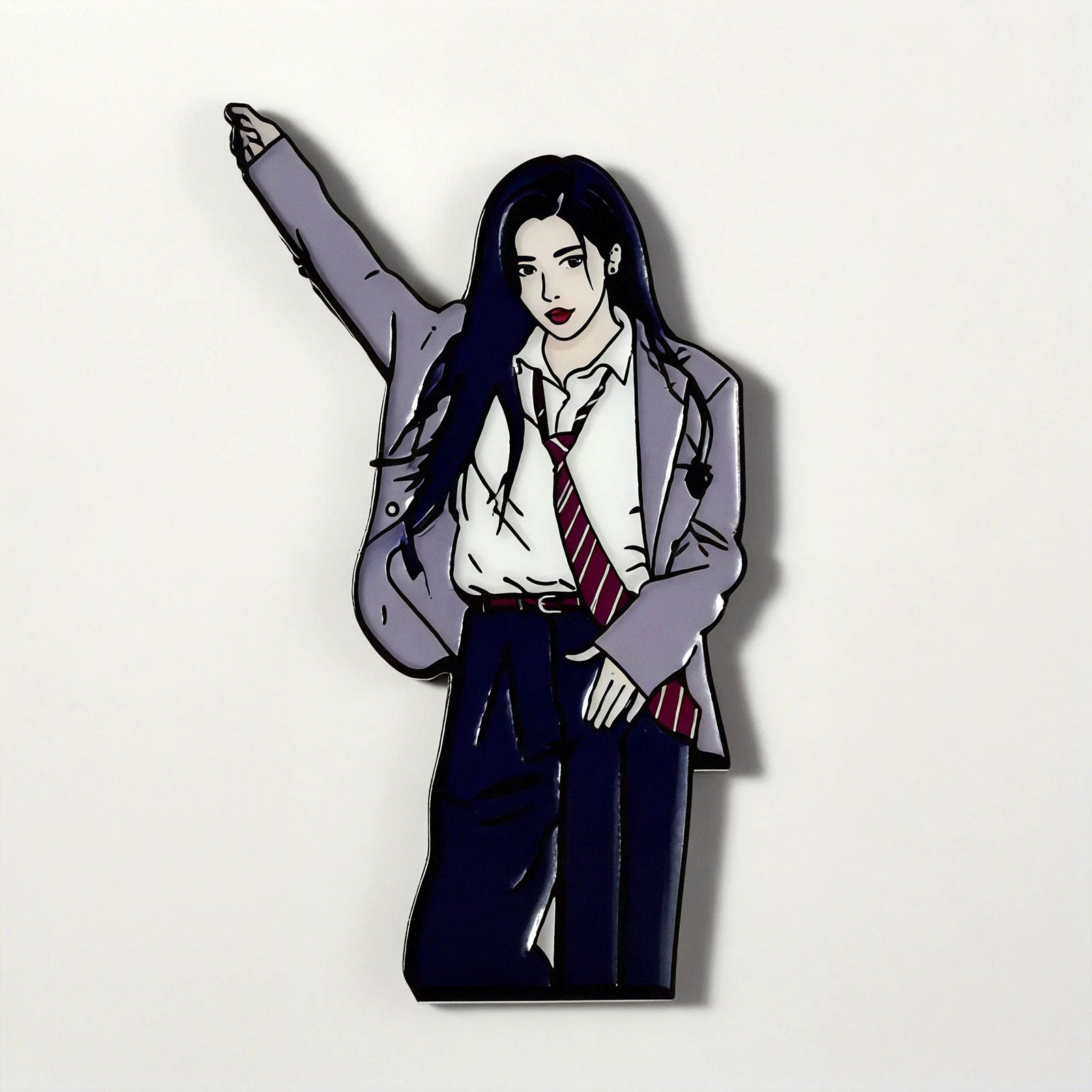 Cool Lady Suit Fridge Magnet